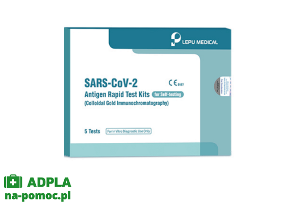 lepu medical - test antygenowy sars-cov-2 - opakowanie 5 sztuk covid-19 2